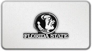 FLORIDA STATE NCAA (NATIONAL COLLEGIATE ATHLETIC ASSOCIATION) EMBLEM 3D RECTANGLE TRAILER HITCH COVER