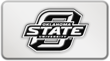 OKLAHOMA STATE NCAA (NATIONAL COLLEGIATE ATHLETIC ASSOCIATION) EMBLEM 3D RECTANGLE TRAILER HITCH COVER