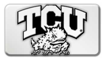 TEXAS CHRISTIAN NCAA (NATIONAL COLLEGIATE ATHLETIC ASSOCIATION) EMBLEM 3D RECTANGLE TRAILER HITCH COVER