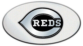 CINCINNATI REDS MLB (MAJOR LEAGUE BASEBALL) EMBLEM 3D OVAL TRAILER HITCH COVER