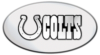 INDIANAPOLIS COLTS NFL (NATIONAL FOOTBALL LEAGUE) EMBLEM 3D OVAL TRAILER HITCH COVER