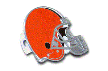 CLEVELAND BROWNS NFL (NATIONAL FOOTBALL LEAGUE) CLASS 2 OR 3 TRAILER HITCH COVER