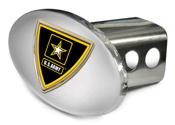 ARMY SHIELD EMBLEM 3D TRAILER HITCH COVER
