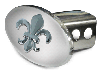 FLEUR-DE-LIS EMBLEM 3D TRAILER HITCH COVER