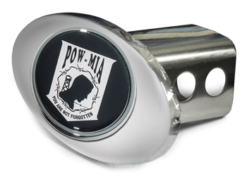 POW/MIA EMBLEM 3D TRAILER HITCH COVER