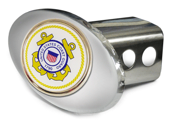 US COAST GUARD EMBLEM 3D TRAILER HITCH COVER