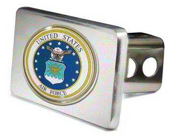 AIR FORCE SEAL EMBLEM 3D TRAILER HITCH COVER