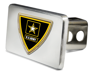 ARMY SHIELD EMBLEM 3D TRAILER HITCH COVER