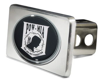 POW/MIA EMBLEM 3D TRAILER HITCH COVER