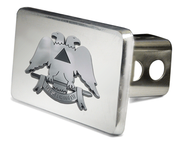 SCOTTISH RITE EMBLEM 3D TRAILER HITCH COVER