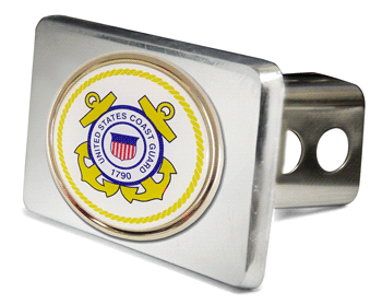 US COAST GUARD EMBLEM 3D TRAILER HITCH COVER