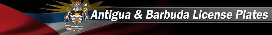 Custom/personalized reproduction Antigua & Barbuda license plates