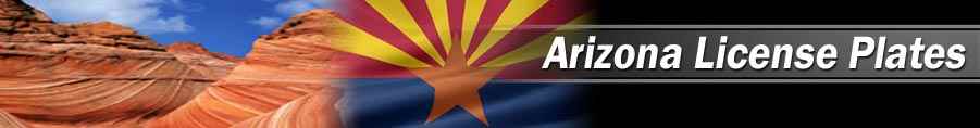 Custom/personalized reproduction Arizona license plates