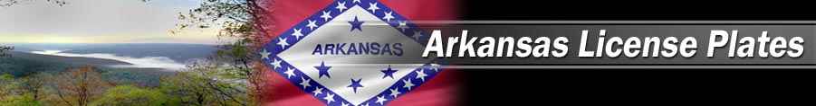 Custom/personalized reproduction Arkansas license plates