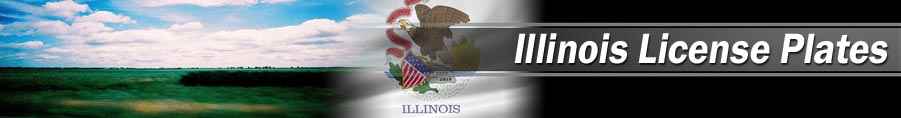 Custom/personalized reproduction Illinois license plates