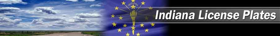 Custom/personalized reproduction Indiana license plates