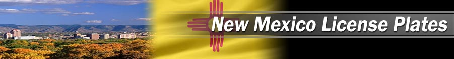 Custom/personalized reproduction New Mexico license plates