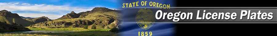 Custom/personalized reproduction Oregon license plates