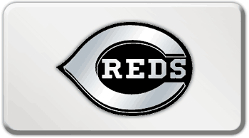 CINCINNATI REDS MLB (MAJOR LEAGUE BASEBALL) EMBLEM 3D RECTANGLE TRAILER HITCH COVER
