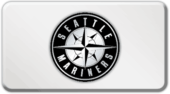 SEATTLE MARINERS MLB (MAJOR LEAGUE BASEBALL) EMBLEM 3D RECTANGLE TRAILER HITCH COVER