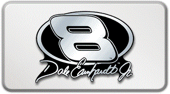 DALE EARNHARDT JR (8) NASCAR EMBLEM 3D RECTANGLE TRAILER HITCH COVER