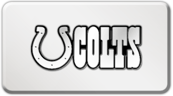 INDIANAPOLIS COLTS NFL (NATIONAL FOOTBALL LEAGUE) EMBLEM 3D RECTANGLE TRAILER HITCH COVER