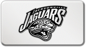 JACKSONVILLE JAGUARS NFL (NATIONAL FOOTBALL LEAGUE) EMBLEM 3D RECTANGLE TRAILER HITCH COVER