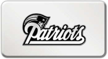 NEW ENGLAND PATRIOTS NFL (NATIONAL FOOTBALL LEAGUE) EMBLEM 3D RECTANGLE TRAILER HITCH COVER