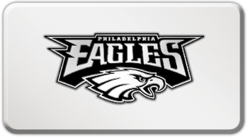 PHILADELPHIA EAGLES NFL (NATIONAL FOOTBALL LEAGUE) EMBLEM 3D RECTANGLE TRAILER HITCH COVER