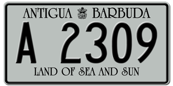 Antigua and Barbuda Any Name Personalized Novelty Car License Plate 