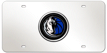 DALLAS MAVERICKS NBA (NATIONAL BASKETBALL ASSOCIATION) COLOR EMBLEM 3D MIRROR LICENSE PLATE