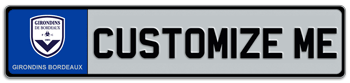 GIRONDINS BORDEAUX INTERNATIONAL SOCCER EUROPEAN PLATE 