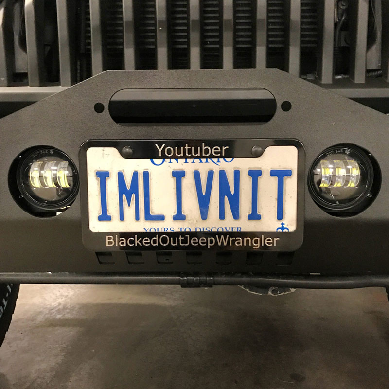 I got the plate frames yesterday and love it