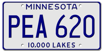 1978 MINNESOTA STATE LICENSE PLATE--EMBOSSED WITH YOUR CUSTOM NUMBER