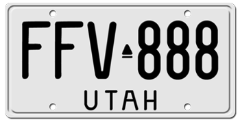 1974 UTAH STATE LICENSE PLATE--EMBOSSED WITH YOUR CUSTOM NUMBER