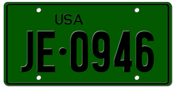 U.S. FORCES IN GERMANY LICENSE PLATE ISSUED BETWEEN 1973-1982 - 