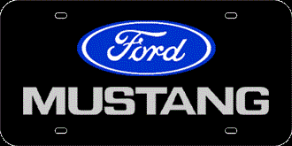 Ford mustand name plate #2