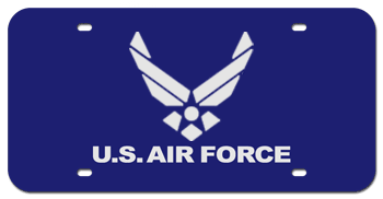U.S. AIR FORCE LASER LICENSE PLATE