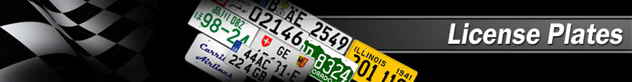 Custom/personalized reproduction Zoll/Trade/Temp/Tax License Plates license plates