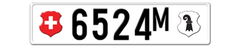 1905-1932 SWITZERLAND(BASEL-STADT) LICENSE PLATE --