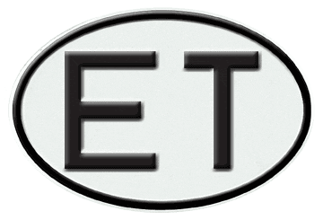 EGYPT INTERNATIONAL IDENTIFICATION OVAL PLATE