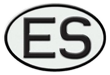 EL SALVADOR INTERNATIONAL IDENTIFICATION OVAL PLATE