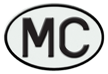 MONACO INTERNATIONAL IDENTIFICATION OVAL PLATE