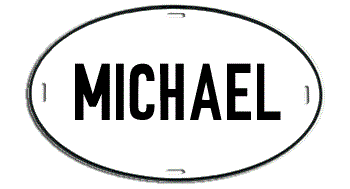 EURO OVAL CUSTOMIZABLE LICENSE PLATE -