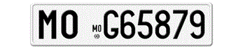 ITALY 1977-1994 LICENSE PLATE PROVINCE OF MODENA -