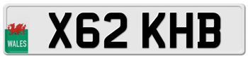 WALES EURO FRONT LICENSE PLATE --