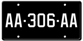 FRANCE LICENSE PLATE TO FIT USA CARS FRUSABW