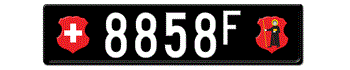1905-1932 SWITZERLAND(GLARUS) LICENSE PLATE