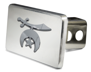SHRINER EMBLEM 3D TRAILER HITCH COVER