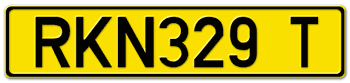 SOUTH AFRICA, TRANSVAAL REGION 1978 LICENSE PLATE